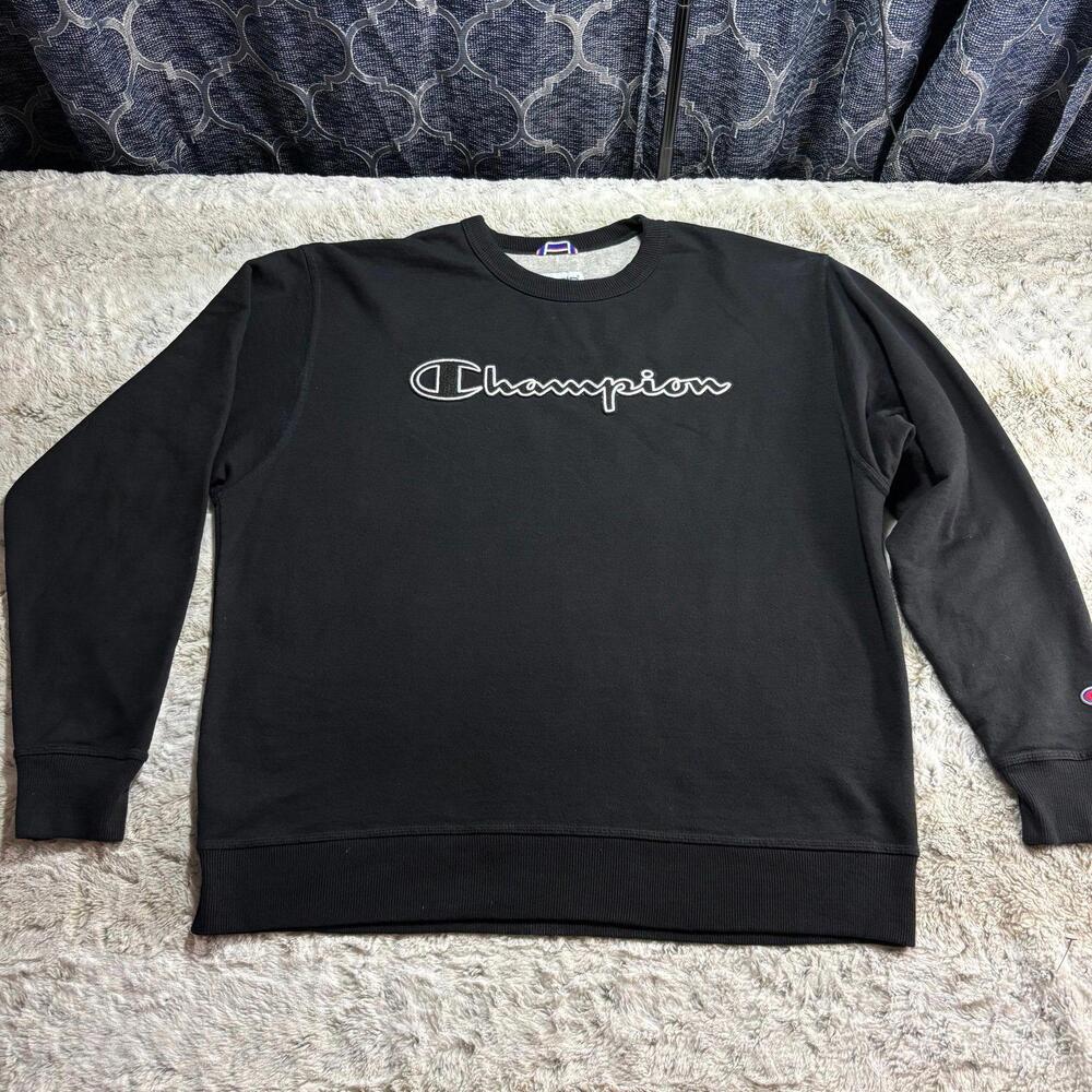 Champion Black pullover sweater men’s xl